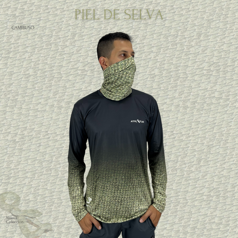 Cuellito Víbora de Pestañas Verde - Piel de Selva
