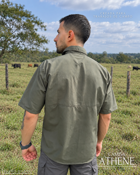 Camisa manga corta de hombre