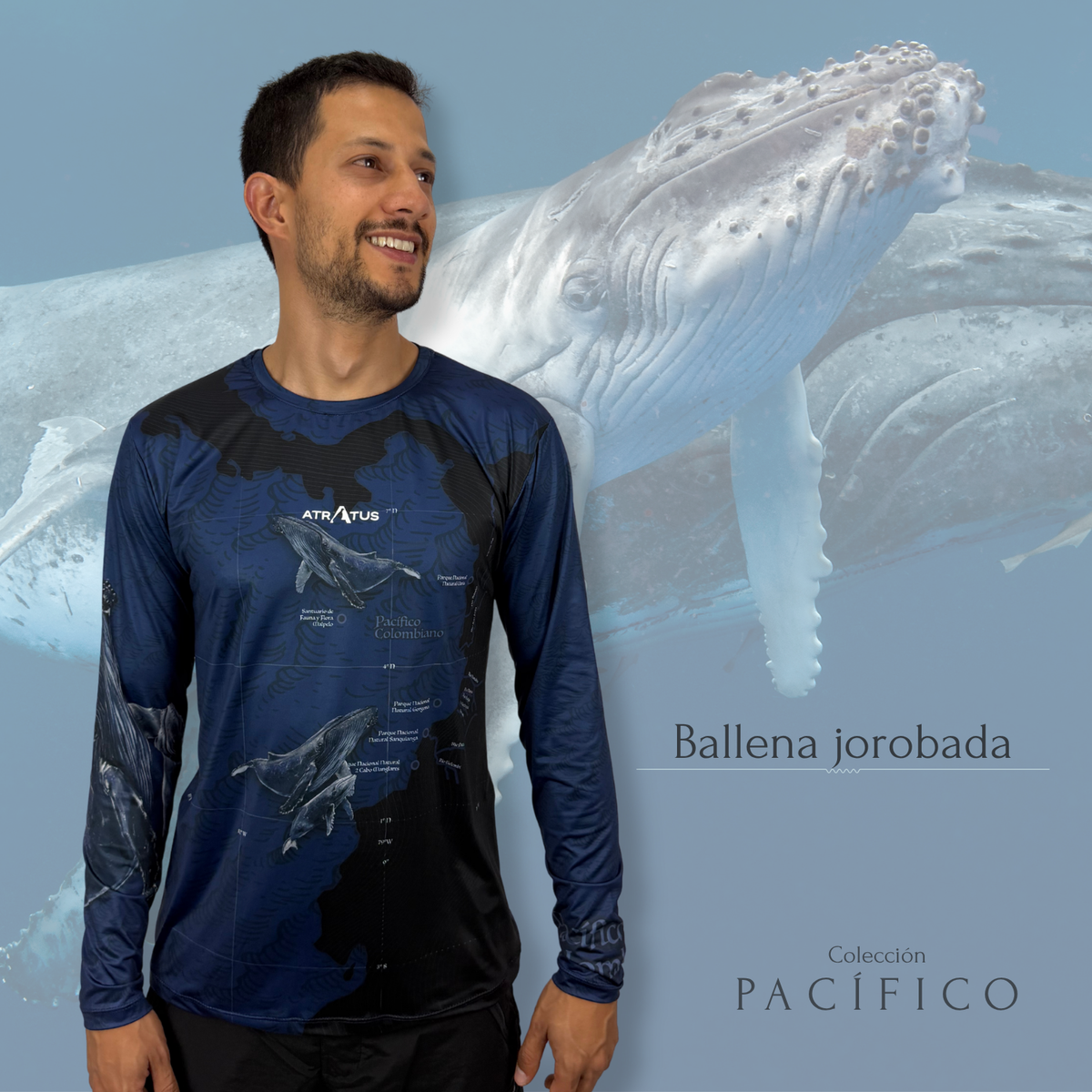 Camibuso Ballena Jorobada - Hombre