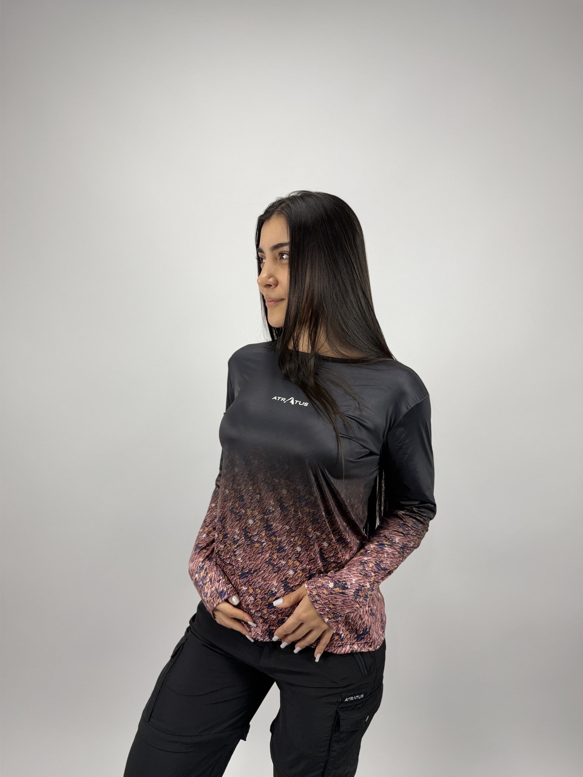 Camibuso Víbora de pestañas café desvanecido- Mujer