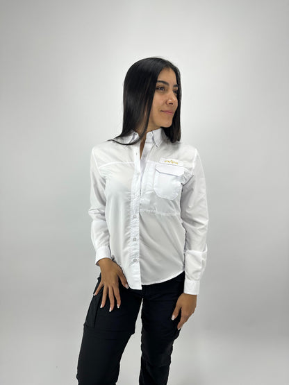 Camisa Athene- Blanco Mujer