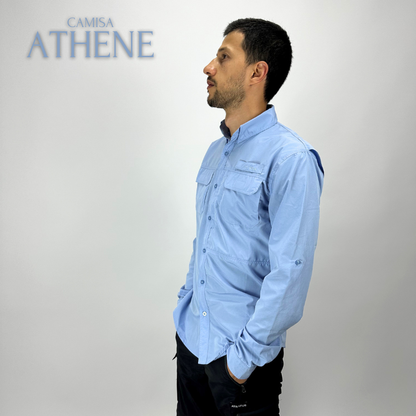 Camisa Athene azul claro - Hombre