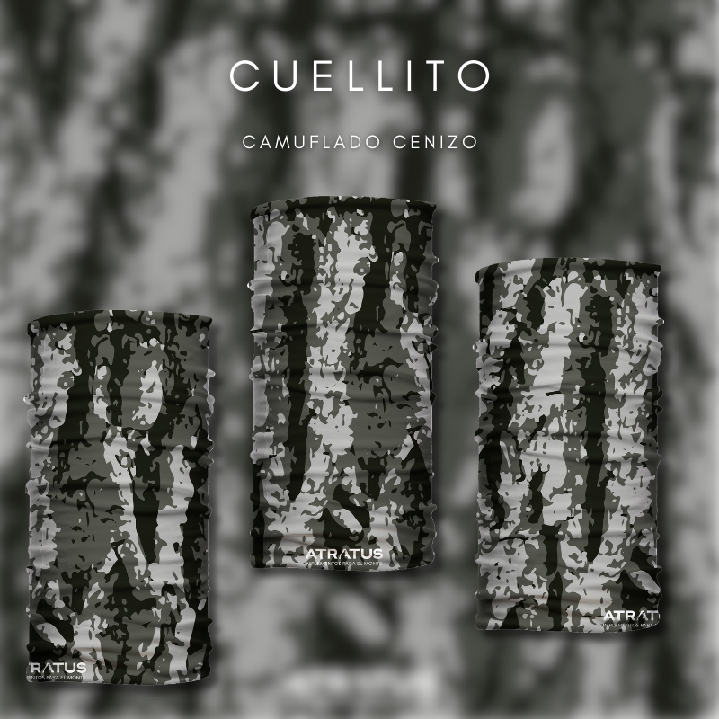 Cuellito Camuflado Cenizo