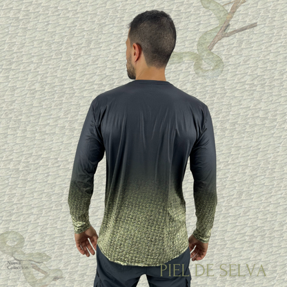 Camibuso Víbora de pestañas Verde - Hombre