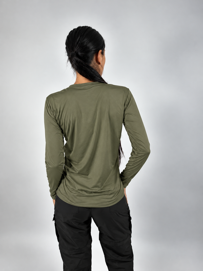 Camibuso Falco Pro Mujer- Verde Oliva
