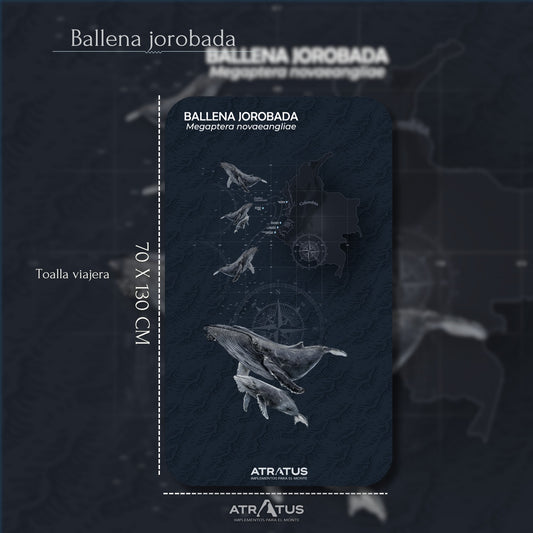 Toalla Ballena Jorobada - PACÍFICO
