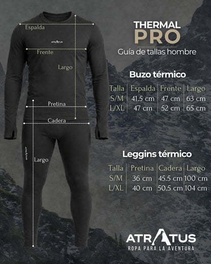 Conjunto Térmico Hombre (Leggings + Buzo)